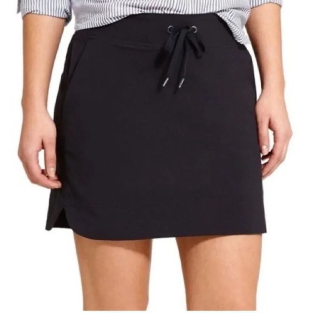 Athleta Women’s Midtown Skort Skirt Black Sports Skirt Travel Size 2